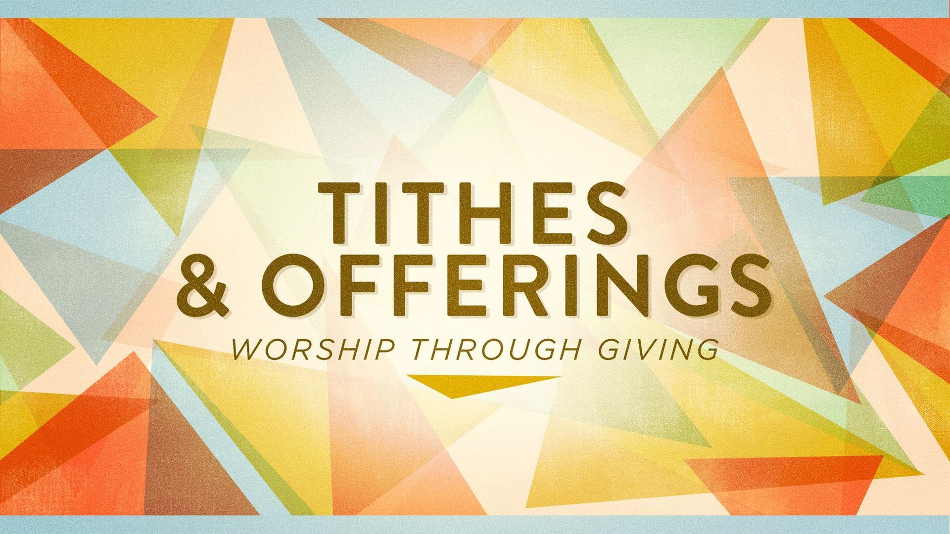 Go To Online Giving form