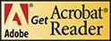 Adobe Acrobat Reader logo.