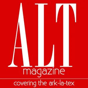 ALT Magazine logo: White text 