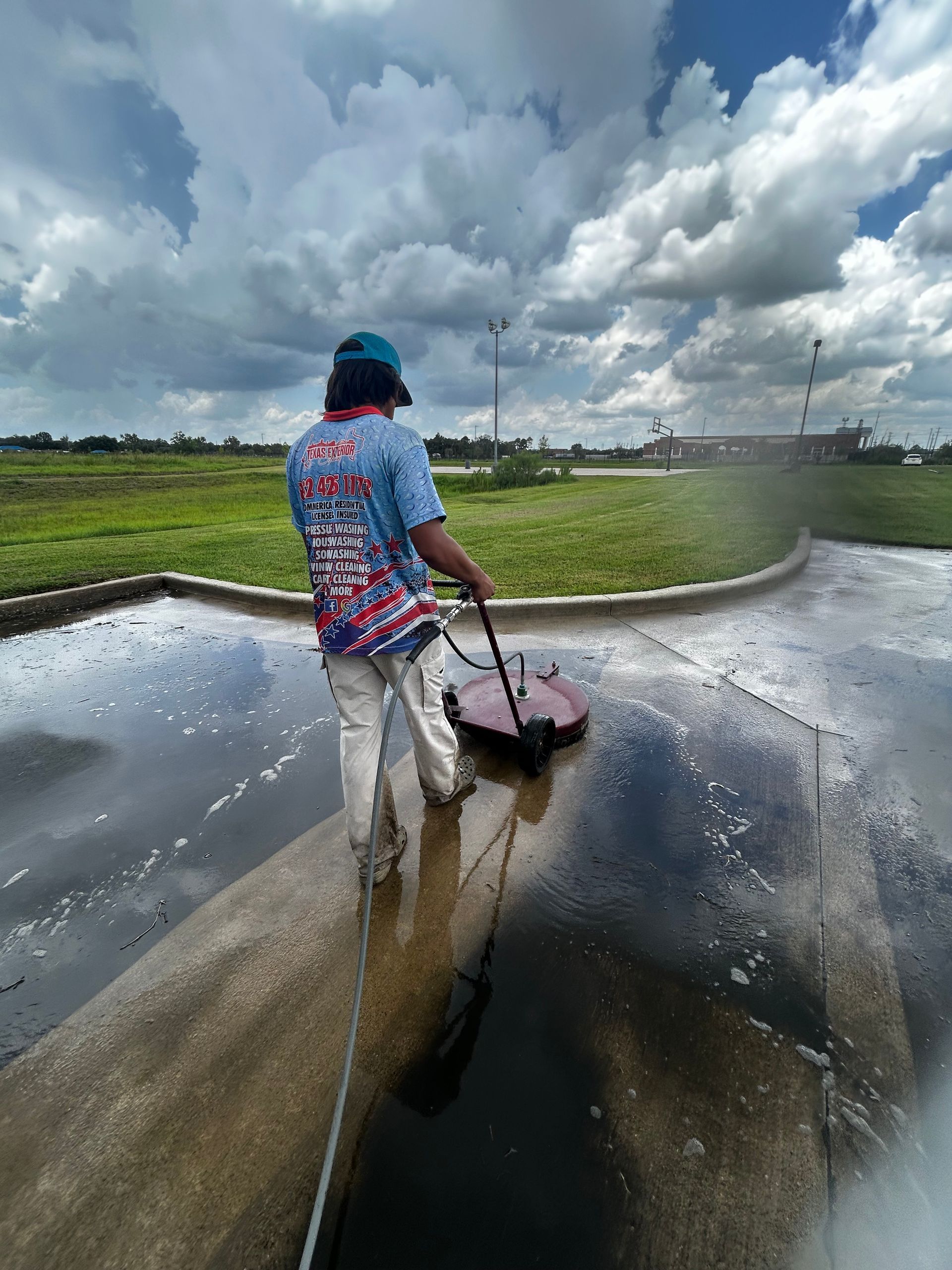 pressure washing