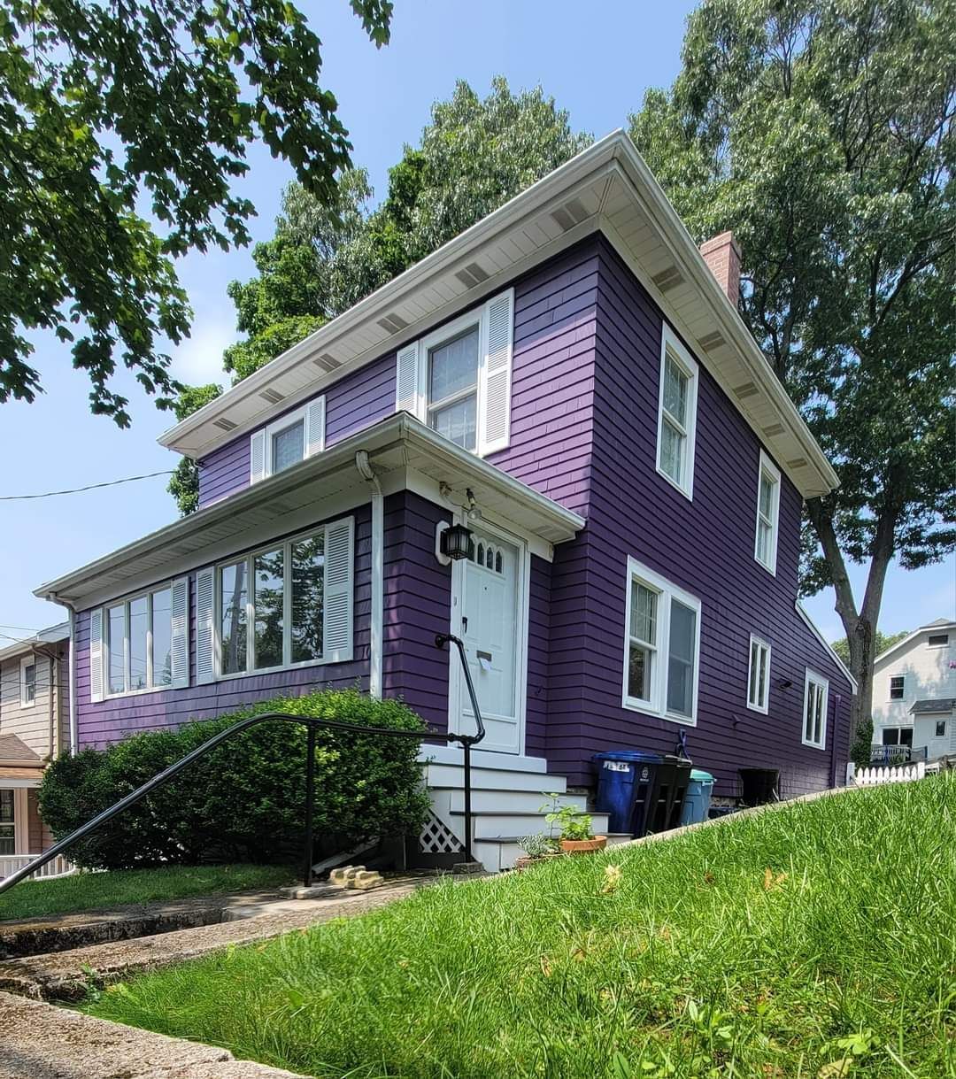 House Painter in Arlington, MA job by New England Painting and Contracting
