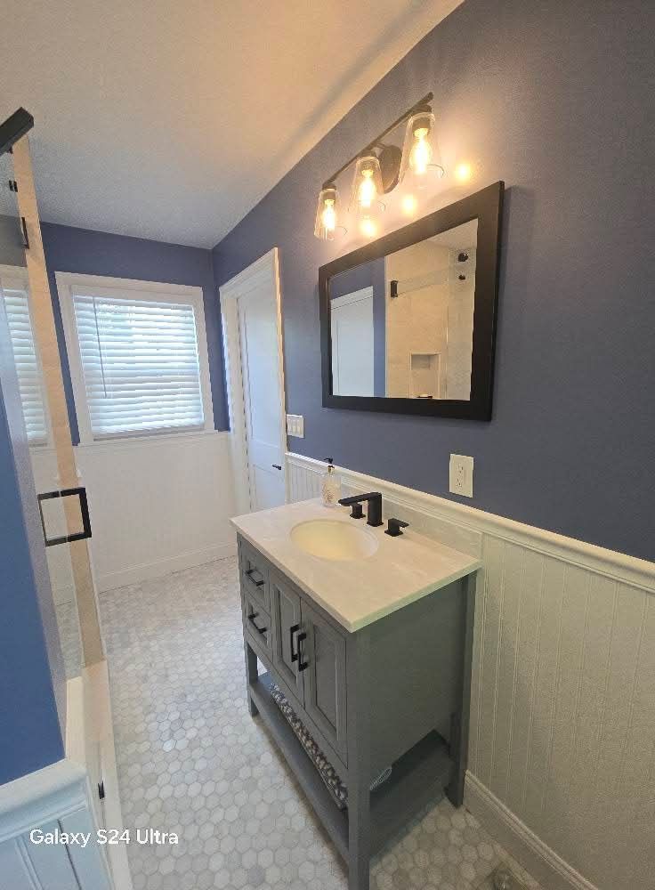 After photo of bathroom remodel in Melrose, MA