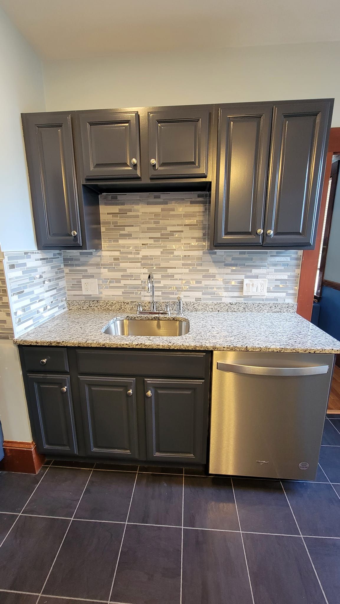 Painted Kitchen Cabinets by New England Painting and Contracting