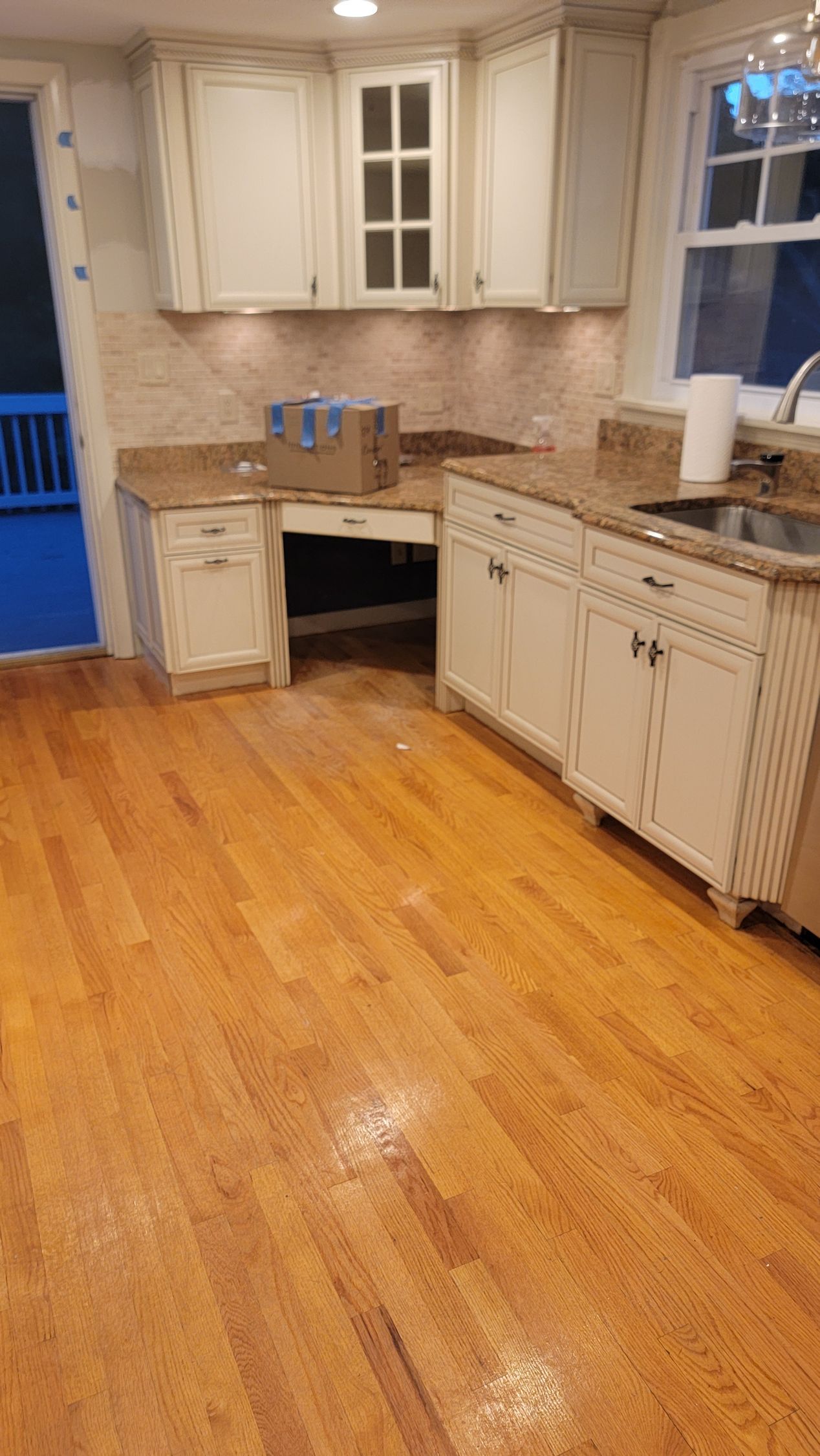 Before picture of kitchen renovation project in Melrose, MA