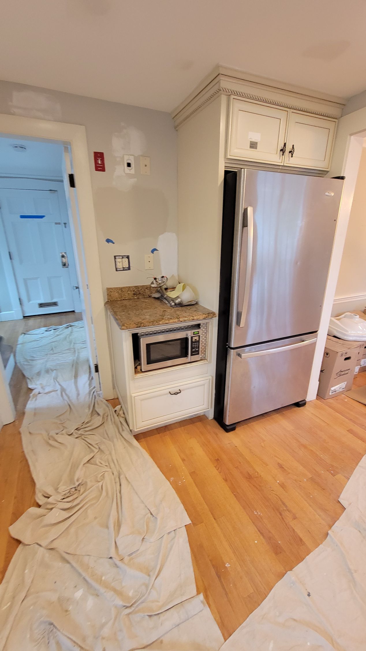 Before picture of kitchen renovation project in Melrose, MA