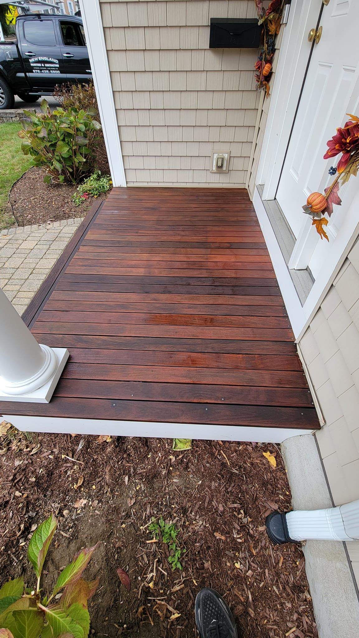 Deck after Arborcoat stain applied