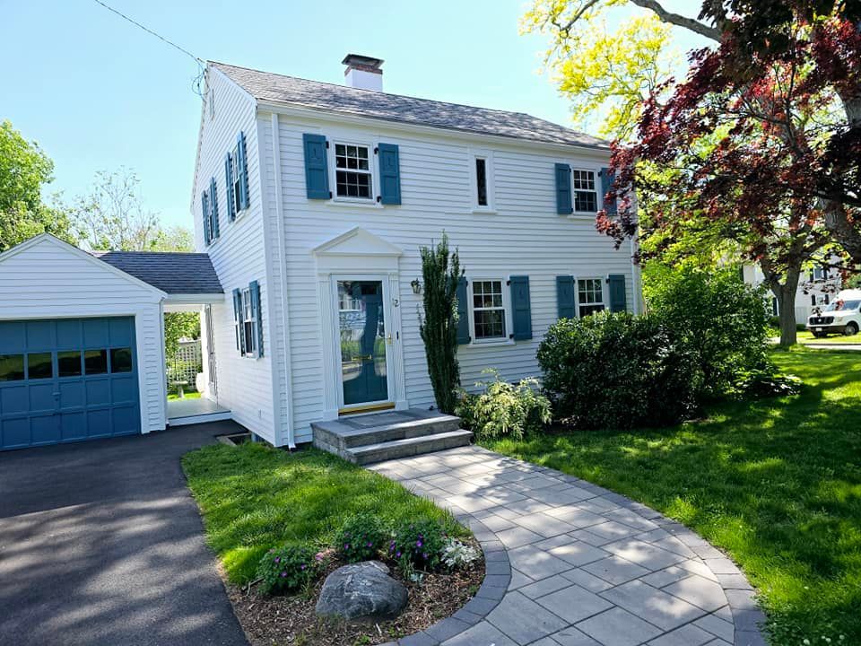House with new siding