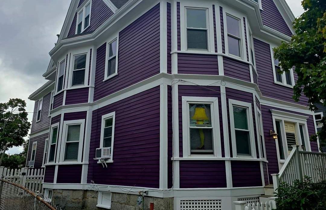 House with new siding