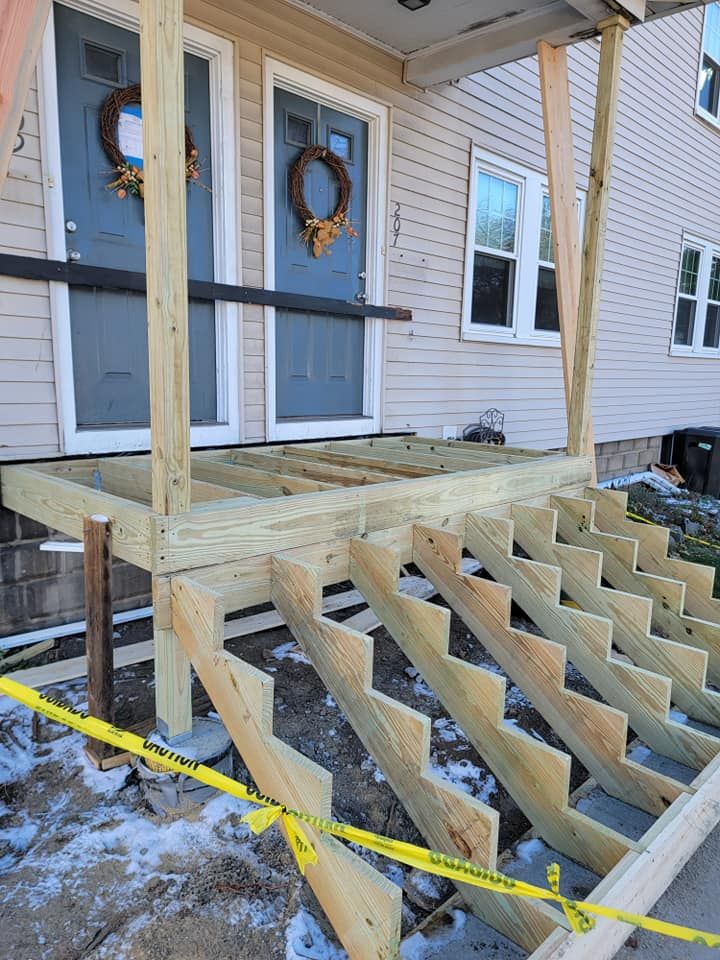 Carpenter in Melrose, MA for porch building