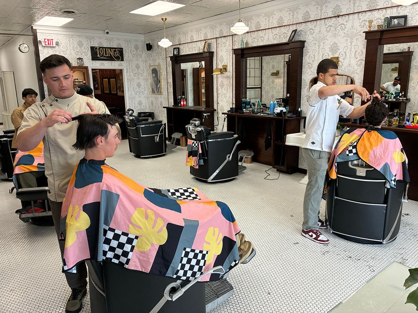 Men's haircut and grooming services performed by experienced barbers at Swagger & Blade in Monmouth County, NJ.