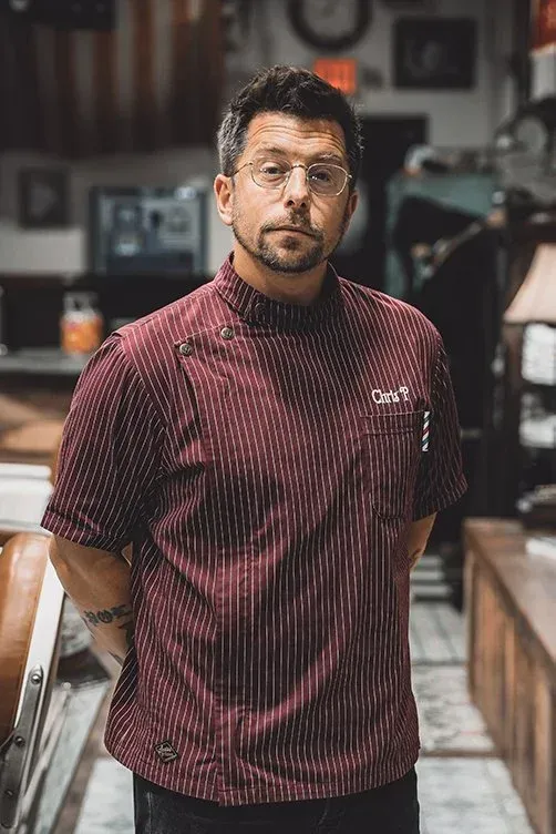 Chris Polito, experienced barber at Swagger & Blade specializing in men's haircuts and beard trims in Monmouth County, NJ.