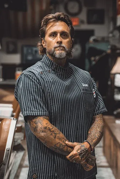 Shane Bruno, owner and master barber at Swagger & Blade barbershop serving Monmouth County, NJ with men's haircuts and grooming.