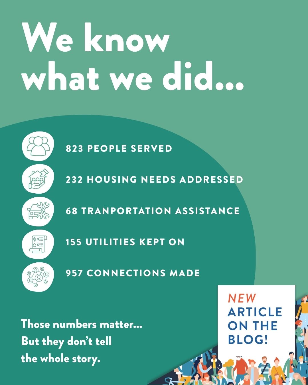 We know what we did...