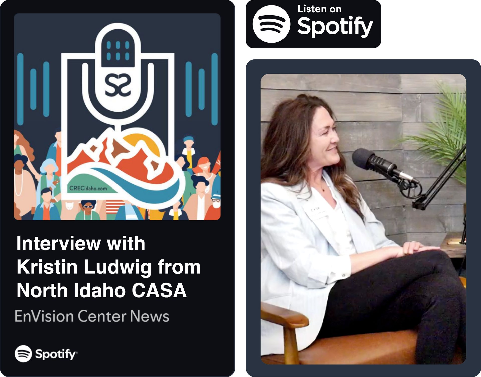 Envision Center News Episode with Kristin Ludwig from North Idaho CASA