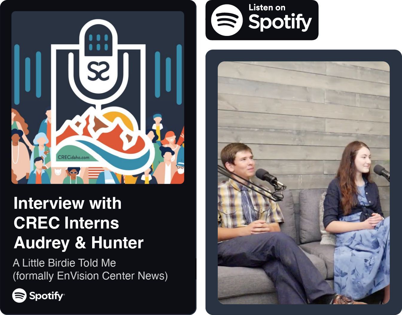 The Voices Behind the Voices. An interview with the EnVision Centers Podcast Interns