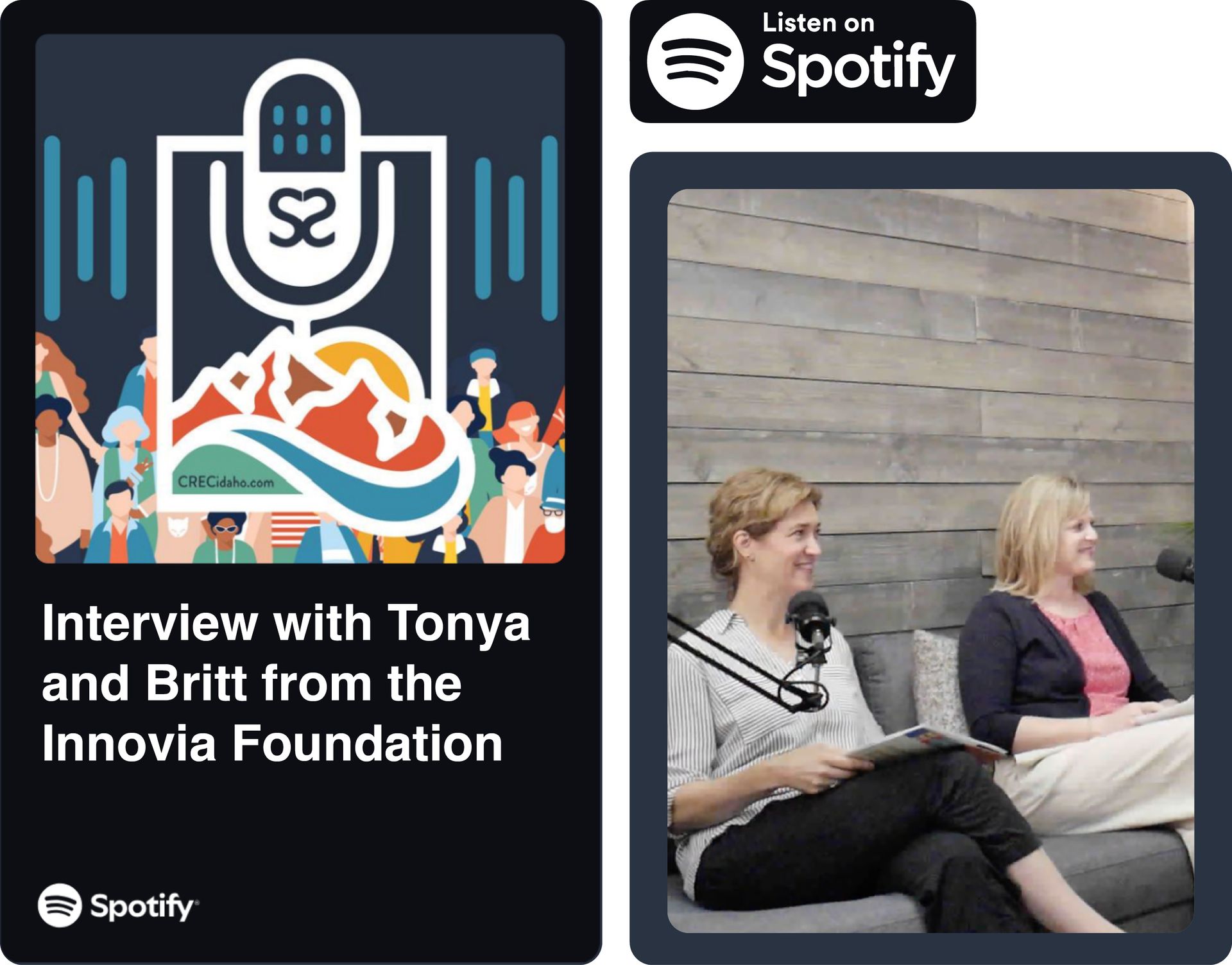 Interview with Tonya and Britt from the Innovia Foundation