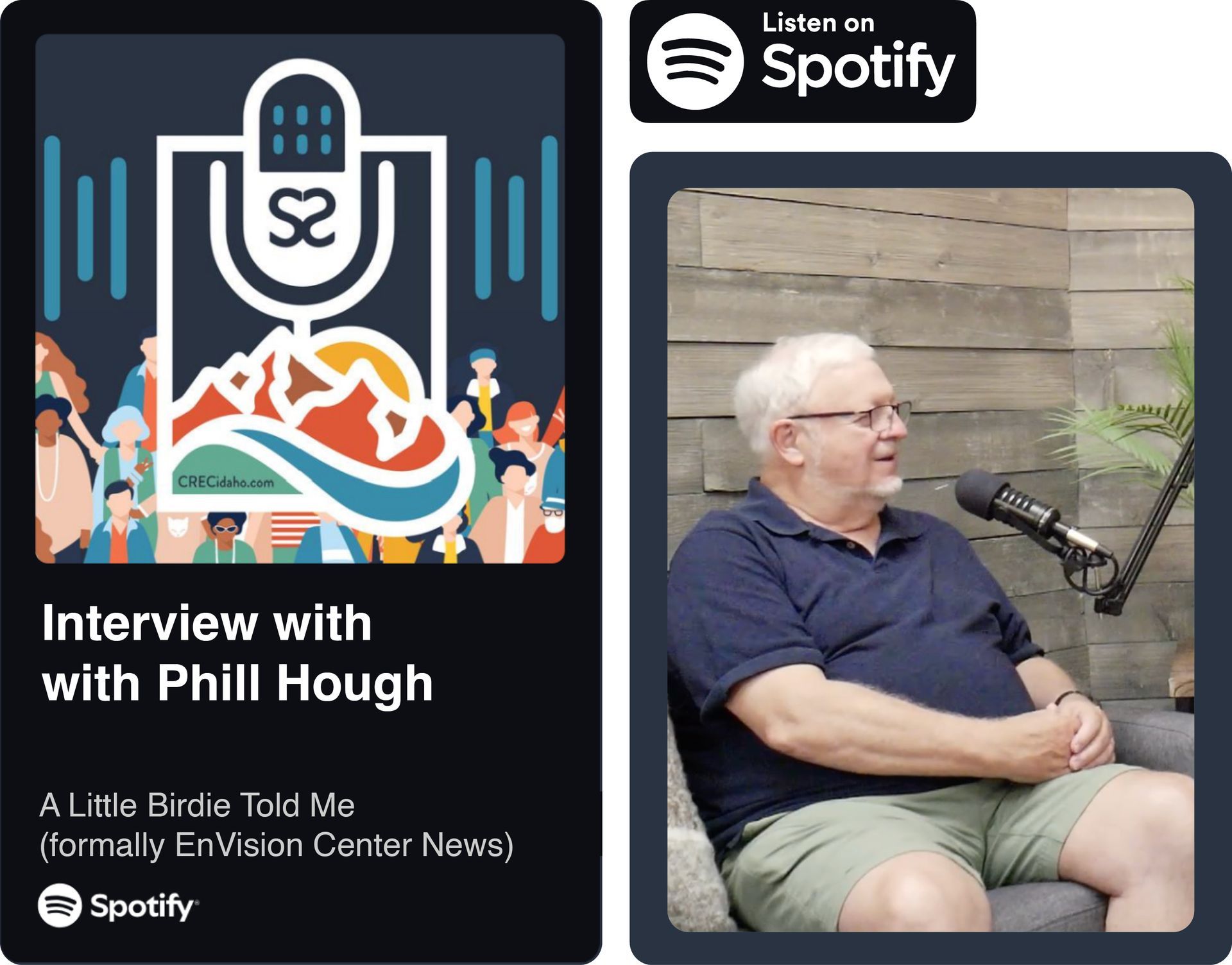 Spotify episode of A Little Birdie Told Me with Phil Hough from Hough Consulting and Coaching