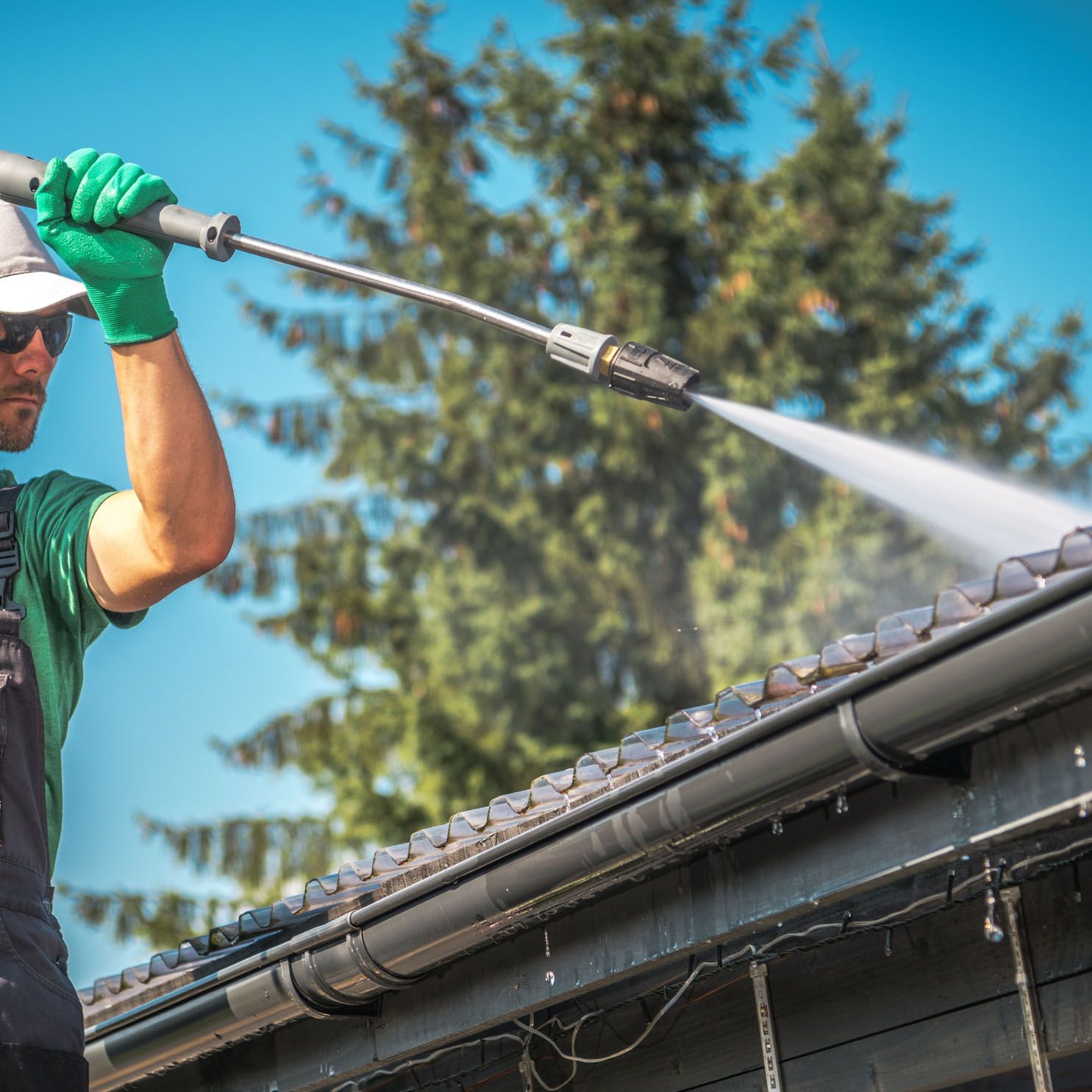 pressure-washing