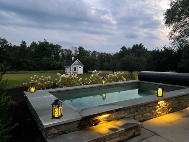 Luxury pool installation