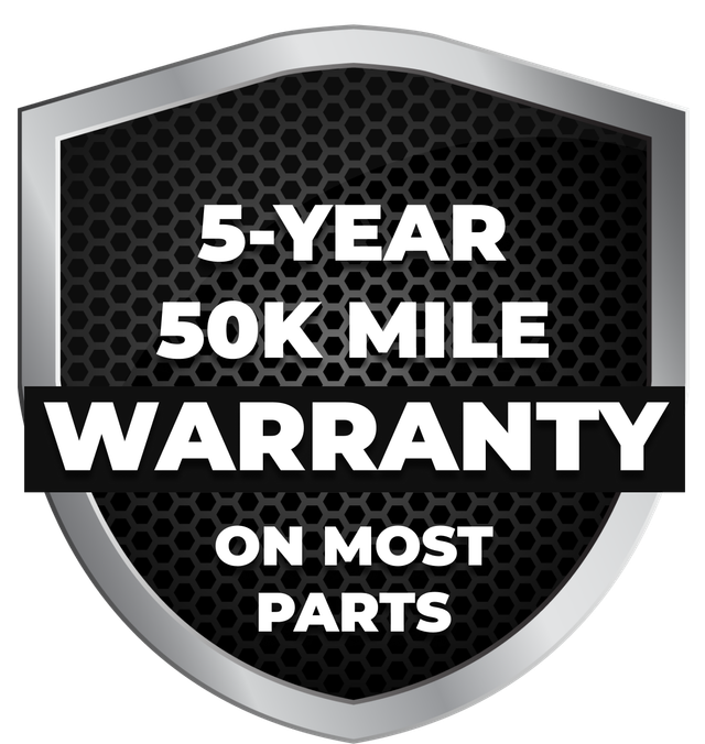 5-Year 5K Miles Warranty Logo | William Wells Tire & Auto Repair