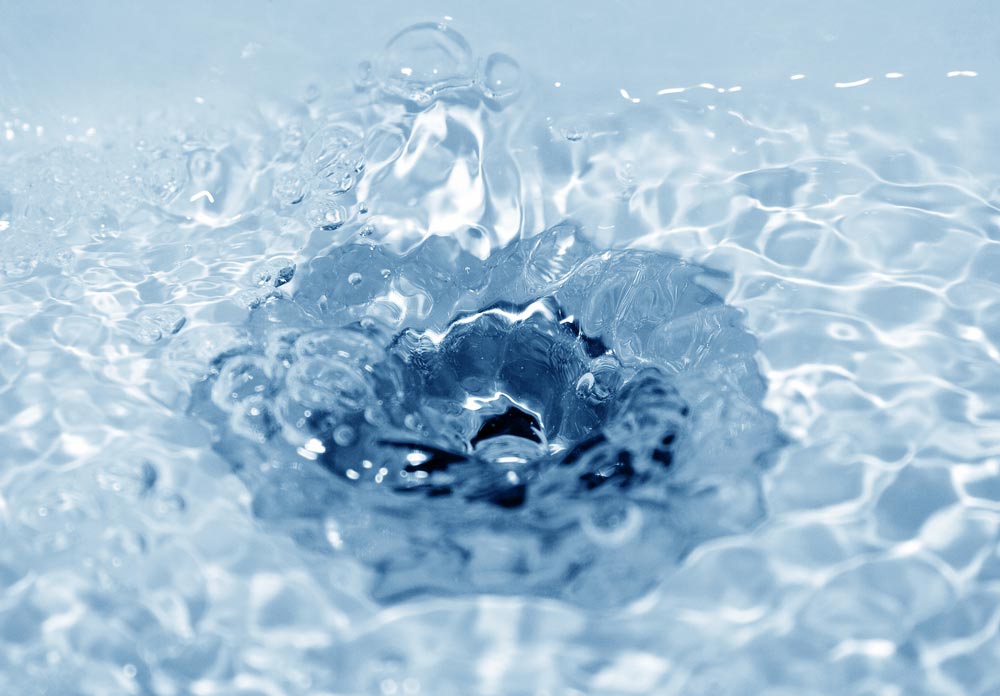 Water Slowly Draining