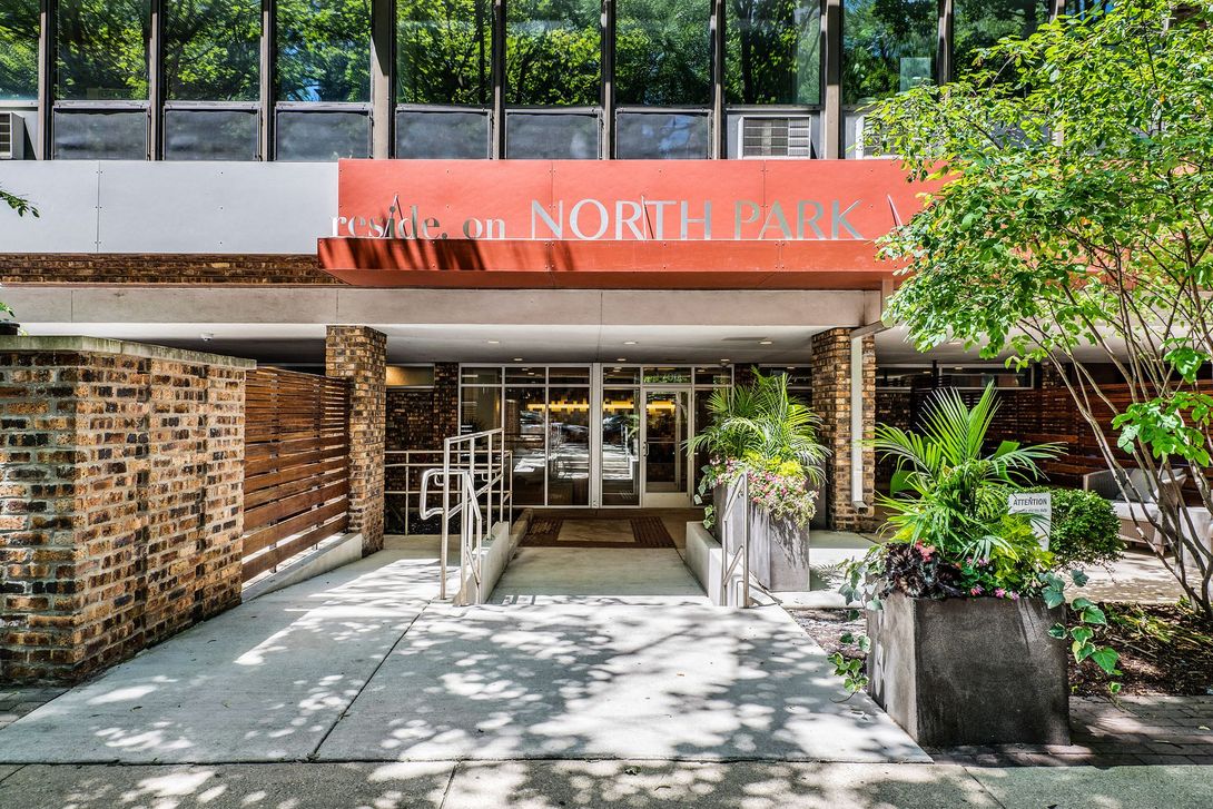 Apartment entrance at Reside on North Park