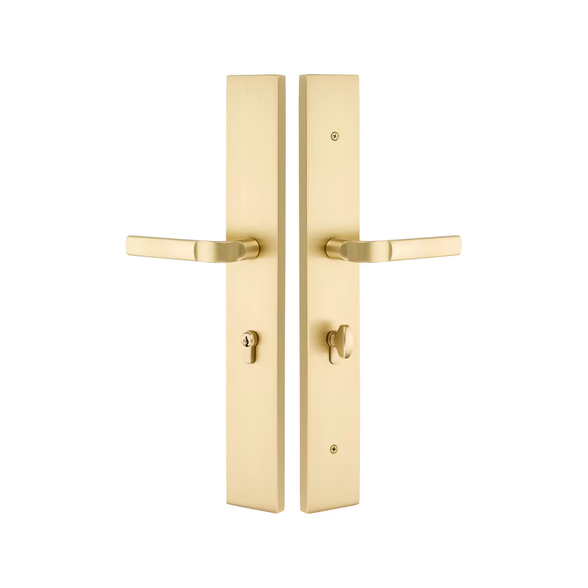 Large Modern Rectangular Multi Point Lock Trim