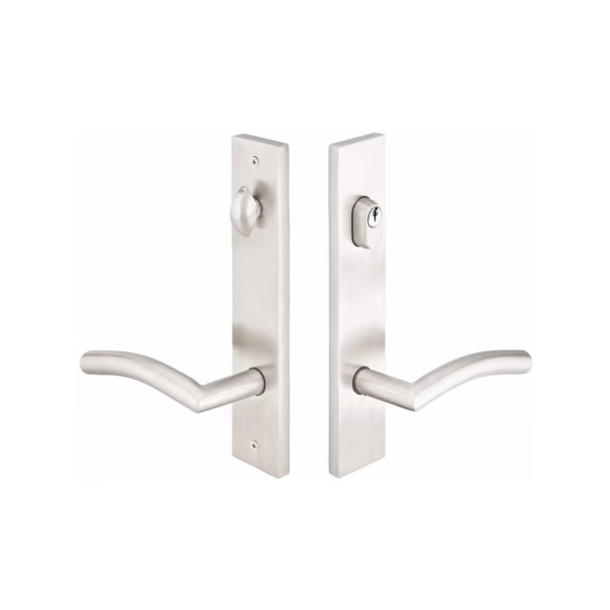 Modern Stainless Steel Multi Point Lock Trim