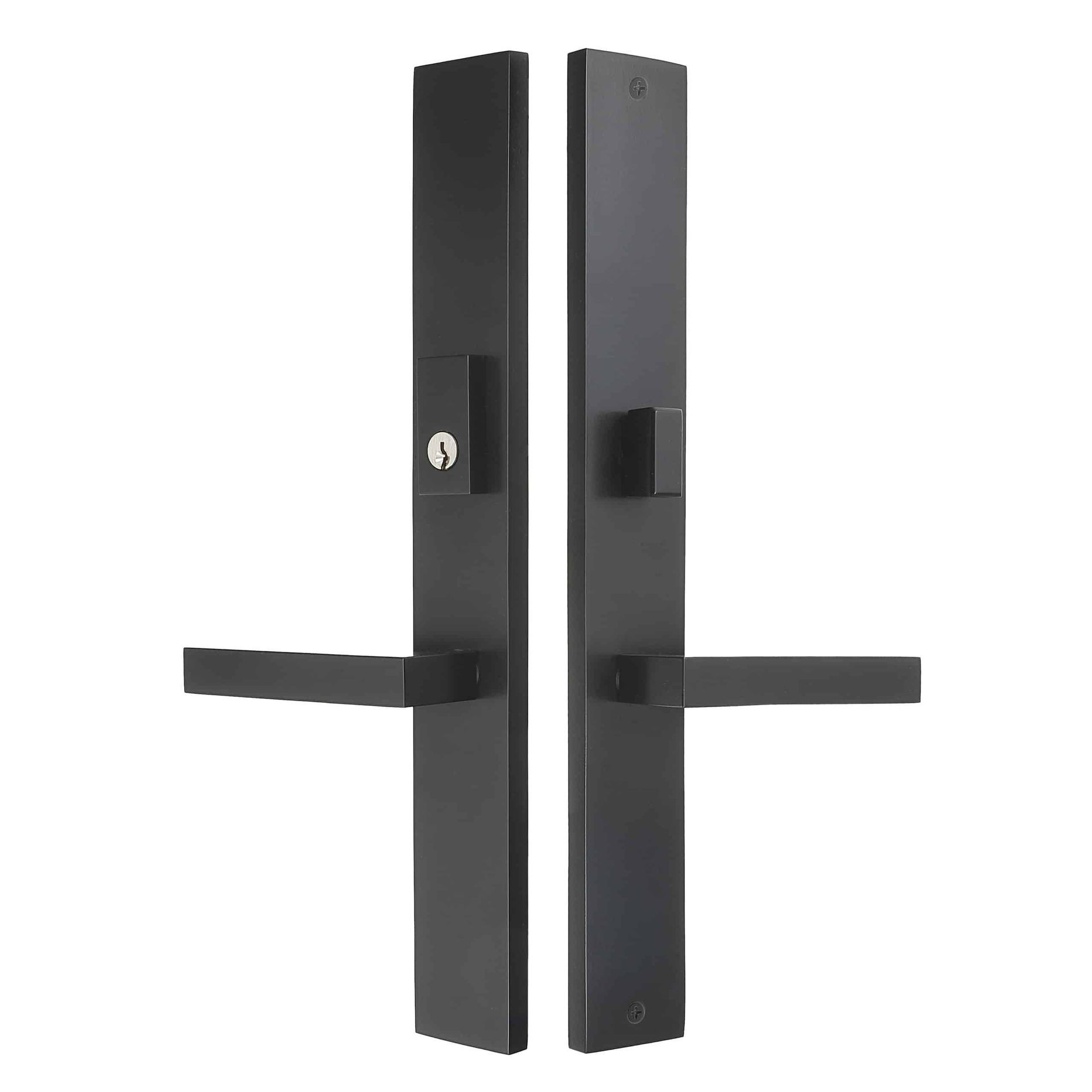 Lucca Multi point lock trim set Brass 16″x2″
