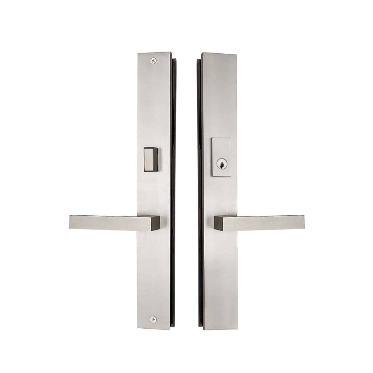 Lucca Multi point lock trim set Brass 16″x2″