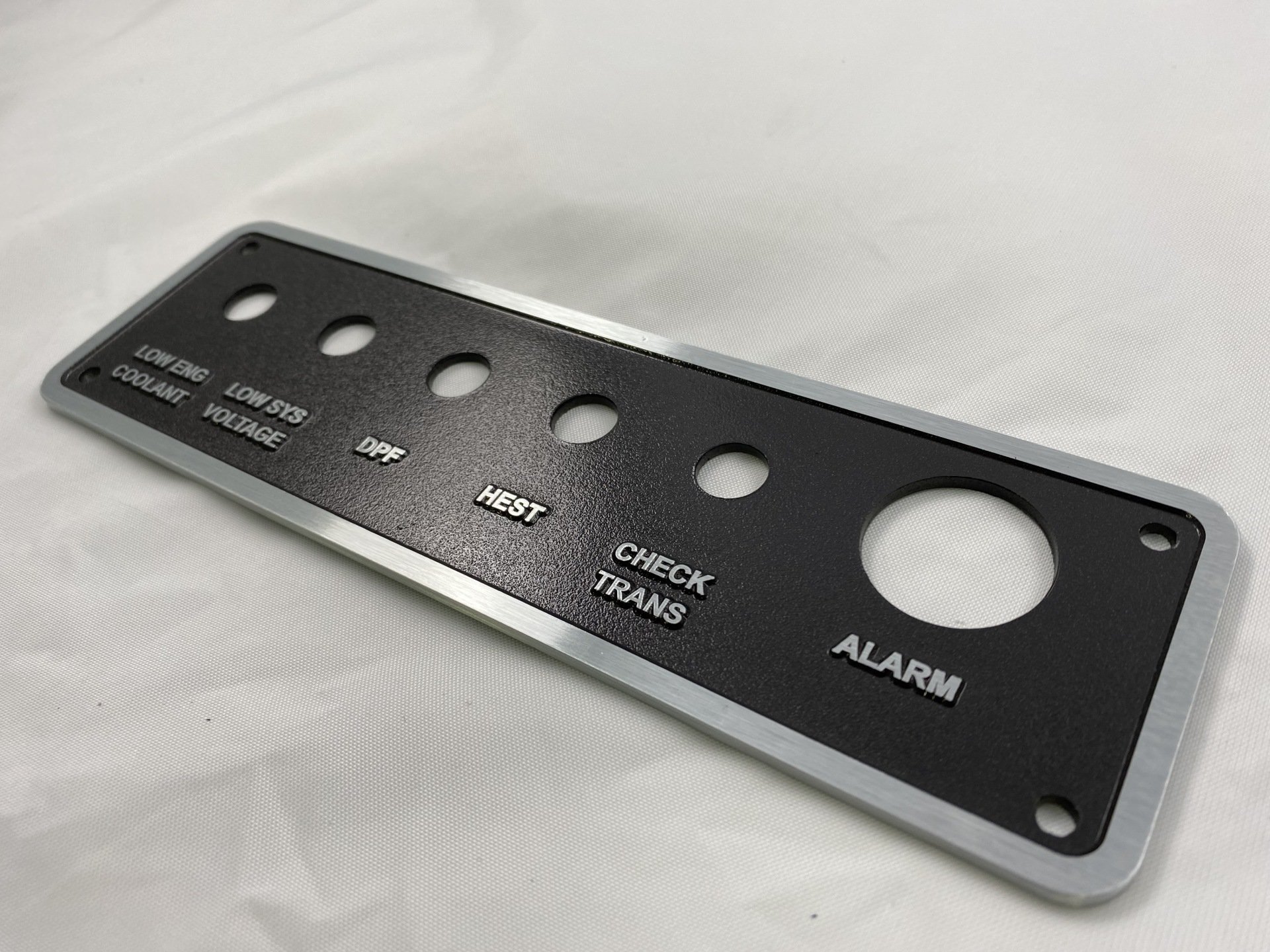 CUSTOM MACHINE CONTROL PLATE | VisionMark Nameplate Company