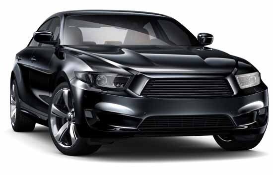 Black Car Vehicle