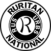 Ruritan National circular black-and-white logo with bold text around a central ring.