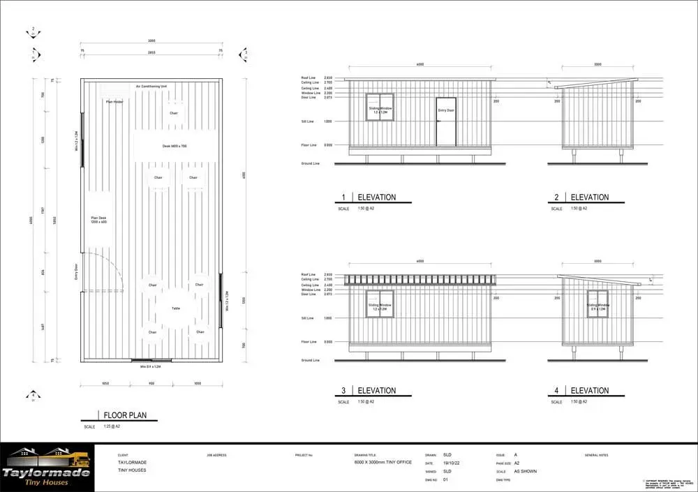 6 x 3 Office Plan — Taylormade Constructions & Renovations In Kingaroy, QLD