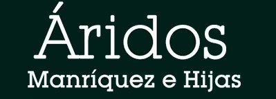 Áridos Manríquez e Hijas, logotipo.