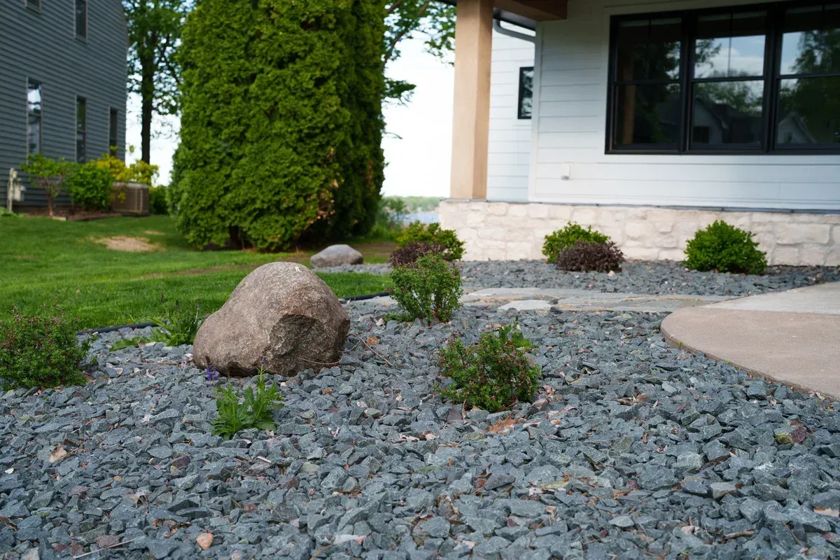 custom landscape design in north branch