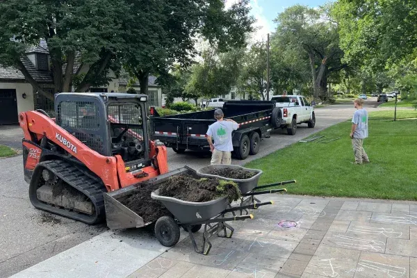 Custom landscaping in North Branch, MN