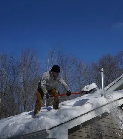 emergency roof snow removal north branch, mn