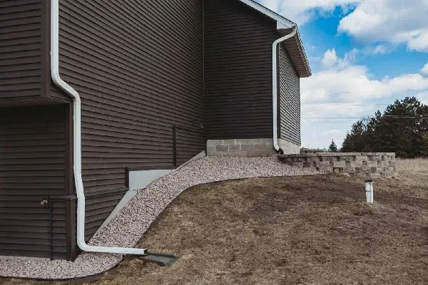 Gutter downspout drainage solutions in North Branch, MN