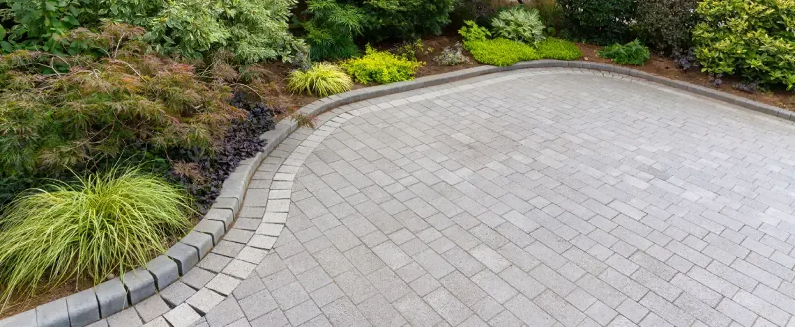 paver driveway installation in rural minnesota
