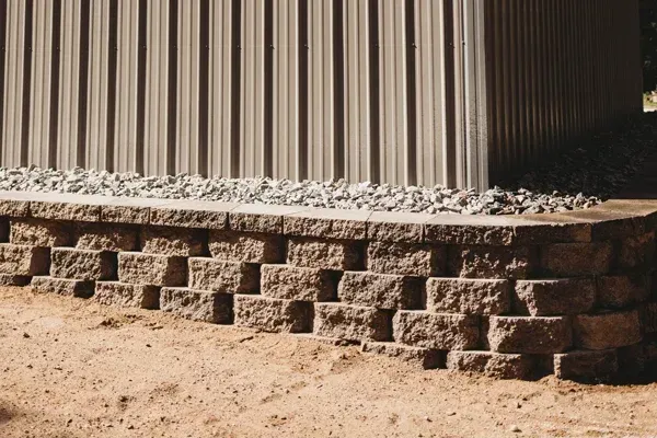 professional retaining wall repair in north branch, mn
