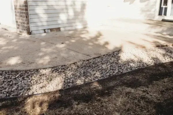 French drain water control system in MN