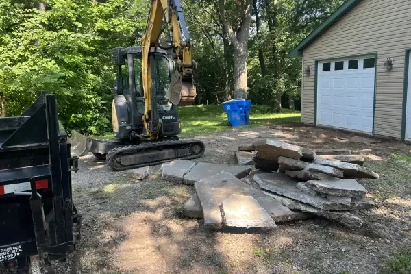 Site clearing in North Branch, MN