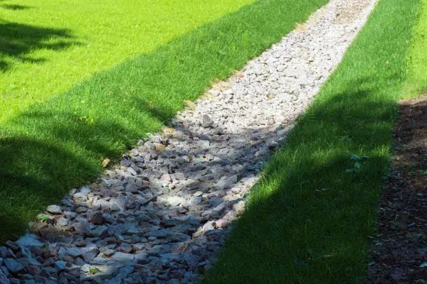 Stormwater drainage solutions designed to manage runoff and protect outdoor areas from water damage