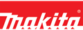 Makita logo in white on a red background