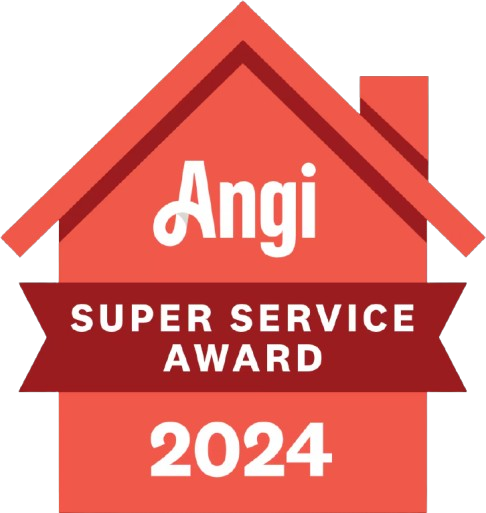 a 2018 angie 's list super service award sticker