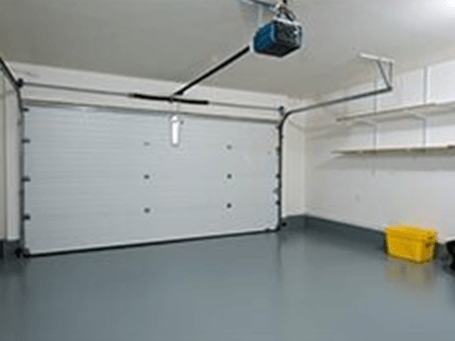 Clean garage with tuff-seal tile floors - Garage Door Repair in Aberdeen, NJ Clean garage with tuff-seal tile floors - Garage Door Repair in Aberdeen, NJ
