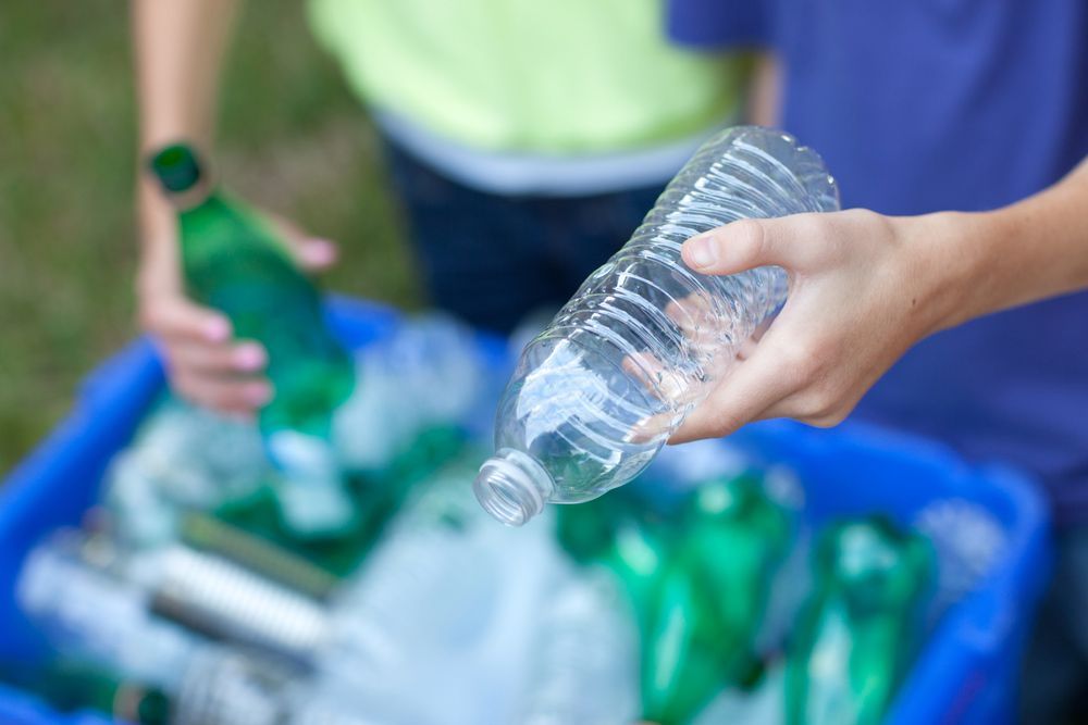 An Empty Bottles And Cans 