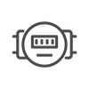 Smartwatch with a digital display.