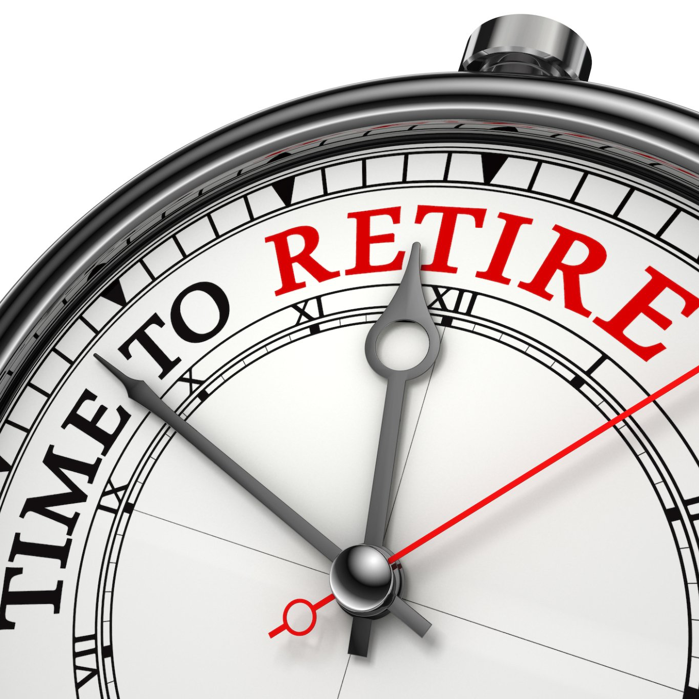 Time To Retire Clock
